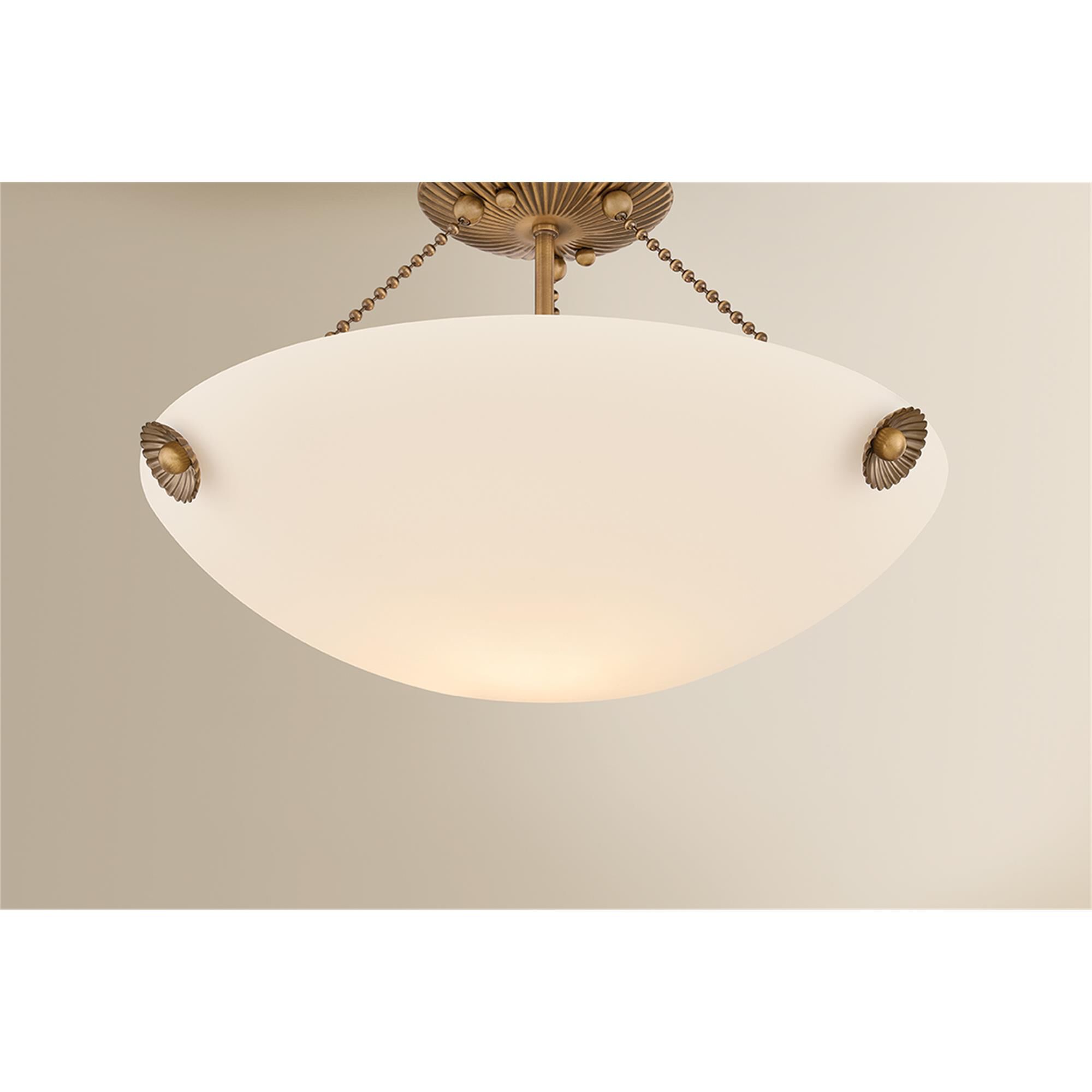Vivienne 15 Inch Semi Flush Mount,